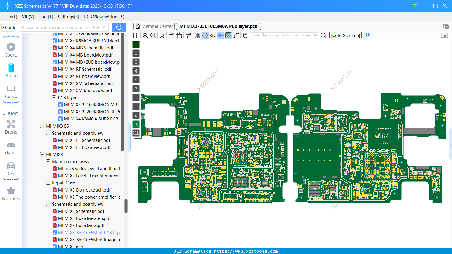 Xiaomi MI MIX3-35010E5M0A PCB Layer